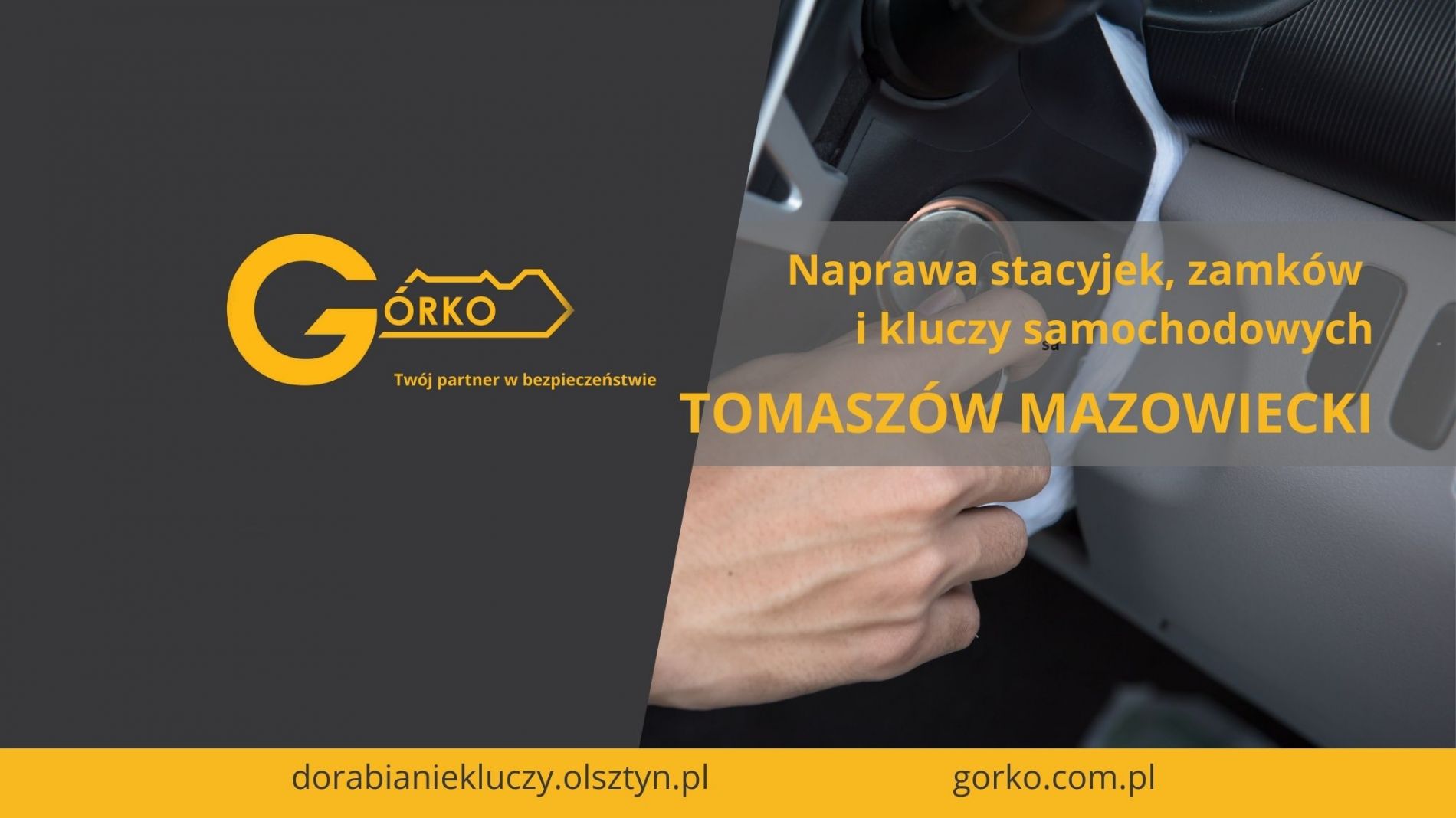 Naprawa stacyjek, zamków i kluczy samochodowych – Tomaszów Mazowiecki (Usługa zdalna)